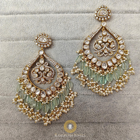 Leela moissanite earrings