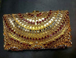 Gold plated clutch.