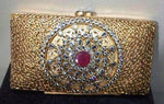 Gold plated clutch.