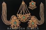 Husn-e-Ara earrings jhoomar set