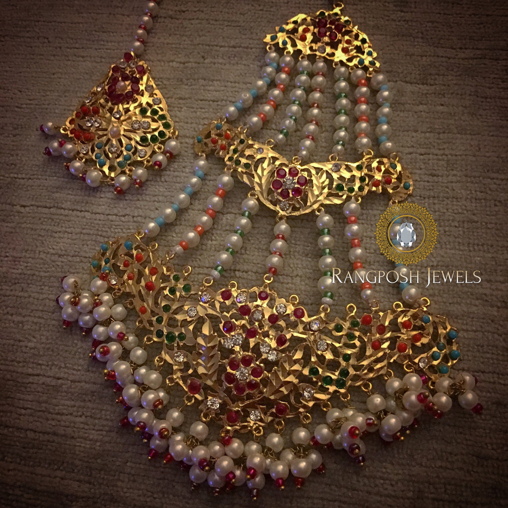 Jhoomar tikka set RangPosh