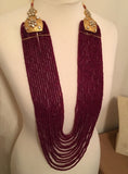 Brazilian Ruby/Emerald Mala